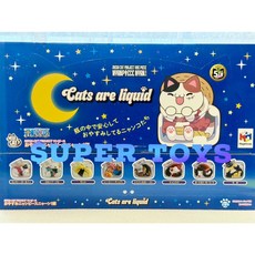 MH 盒玩 MEGA CAT PROJECT 航海王 晚安喵 瓶裝篇 公仔, 1個, 隨機一抽