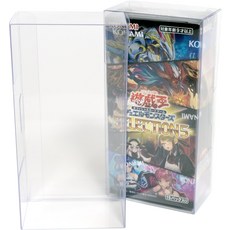 EYESRAIL Boxx Guardian 유희왕 공식 카드 게임용 하드 로더 UV 컷 국내 제조 컬렉션 투명 보관 케이스 ([10개] 하프 BOX), 10 장  하프 BOX 용 구식 고급 팩 등