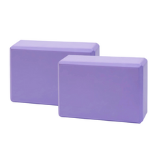 瑜珈磚 輔助瑜珈姿勢 提升平衡感 高密度材質 堅固耐用, 薰衣紫, 2個