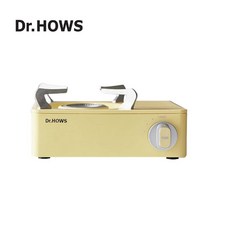 DR.HOWS 馬卡龍迷你卡式爐2.0kw 附收納箱 露營瓦斯爐 韓國卡式爐 愛露愛玩, 馬卡黃, 1個