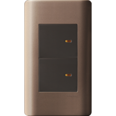 【巨宇電機】施耐德 ZENcelo純平系列雙切開關(附安裝平整壓片) - 簡約設計 輕鬆控制多迴路燈光, 1個