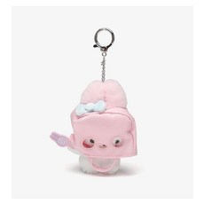 Cuvea Korres 可愛造型玩偶吊飾，柔軟材質，多色可選，展現個人風格, 現貨粉色, 1個