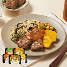 [굽네] 다이어트 299 도시락 3팩 골라담기 / 체중조절용 조제식품, 02. 시래기솥밥&훈제오리단호박찜 3팩