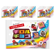 TIROL CHOCO 松尾 來開巧克力派對吧 綜合包 巧克力 牛奶 & 餅乾 & 杏仁 & 白餅乾口味 18入, 10個