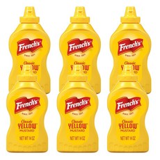 French's 프렌치스 클래식 옐로우 머스타드, 6개, 397g