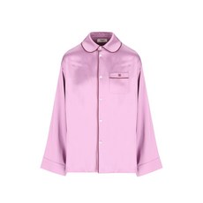 셀린느 로고 디테일 파자마 상의