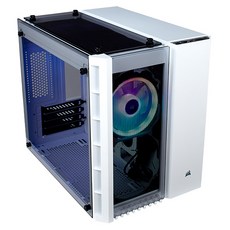 커세어 CRYSTAL SERIES 280X RGB 강화유리 화이트 미니타워 케이스, 선택하세요, 1개