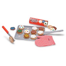 Melissa & Doug 木製烤餅乾遊戲組 角色扮演玩具, 1個, Multi-color