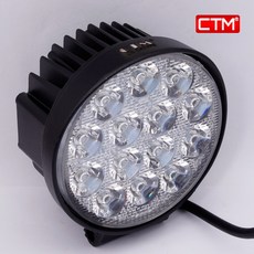 CTM 서치라이트 차량용 LED 써치 선박 화물 지게차 원형 70W 30도 프리미엄, 1개