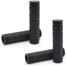 자전거 핸들바 그립 미끄럼 방지 고무 커버7가지 색상, 검정