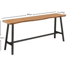 원목 바테이블 홈카페 160x45x105 조리대 5 테이블 보조 두께 cm, I. 책상 60x45x105 판 두께 5cm