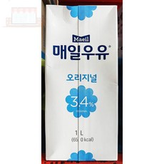 흰우유 1L 팩우유
