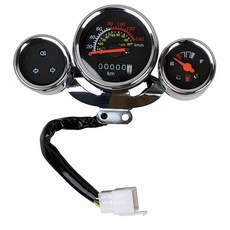 레드캡 모터사이클 게 클러스터 속도계 오도미터 온도 표시기 50cc 125cc 150cc 스쿠터 모프 GY6 타오타오 존웨이 로케타 선을 바자 JCL 탱크 카즈마 QMB139 대시