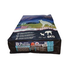 O'loveit 無穀天然凍乾犬糧, 1個, 低卡-無穀火雞肉+鮭魚6kg