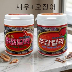 토코 쭈갑킬라 (새우1개 + 오징어1개) 2P 2개 쭈갑킬러 쭈꾸미 갑오징어 집어제 유인제, 220g, 1세트