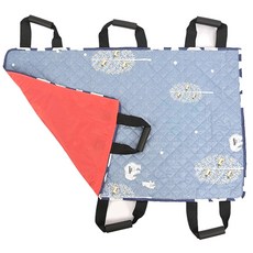 아모란나 이동 자세변환 방수 매트 포대기 어르신 뒤집기 돌봄 실버케어 이송 대형들것, 미디엄 M (70cm X 109cm), 1개