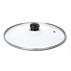 올비아 후라이팬 뚜껑 스텐 실리콘 냄비 뚜껑 26cm, 26cm_블랙손잡이, 1개