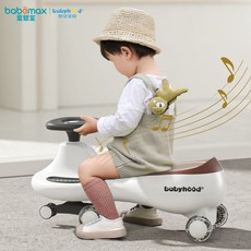 아기 어린이 트위스트 자동차 붕붕카 소리 가벼운 음악 전복 방지 유아장난감, 1개