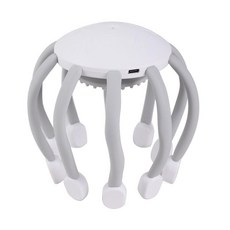 【熱銷Top1-限時下殺】【新品促銷】頭部按摩器 按摩器 按摩儀 按摩 頭部按摩器 紓壓按摩 舒緩頭皮 頭皮按摩 頭部按, 1個, 八爪白色