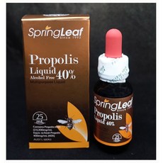 SpringLeaf 特級蜂膠滴液 40% 無酒精配方 25ml, 1個