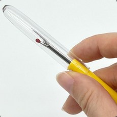 실밥 제거기 옷택 뜯개 바느질 수선 라벨 커팅도구, 1개, 노랑