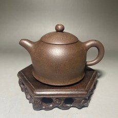 【社長精選】李洪明製 原礦紫砂老壺 半手工黨胚工藝紫砂壺 早期訂製收藏茶壺, 1個