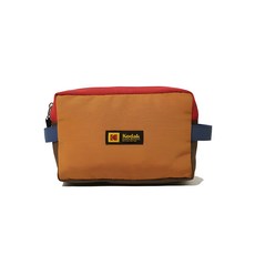 Kodak 相機收納包, 復古橘紅咖啡拼色, 1個