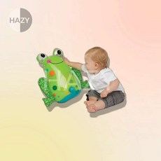 리틀히어로 오뚝이 영유아장난감 개구리오뚜기 LH6105 균형잡기완구 감각발달완구 샌드백놀이, 상세내용표시, 1개