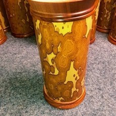 拾光優選好物 梅妃竹湘妃竹竹制茶葉罐密封竹筒茶倉茶葉包裝盒便攜茶葉罐圓形, 1個, 葉罐密封竹筒茶倉茶葉包裝盒便攜茶葉罐圓形