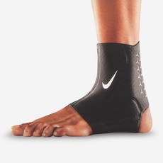 나이키 프로 앵클 슬리브 발목 보호대 블랙, 1개, 검정