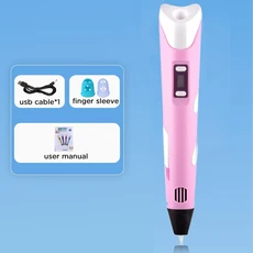 3D 프린팅 PLA 스크린 DIY LED 필라멘트 드로잉, PLA 필라멘트, Pink-USB