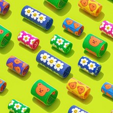 [위글위글] 헤어롤 세트 소형 중형 대형 앞머리 뿌리펌 구르프, (M) - Smile We Love