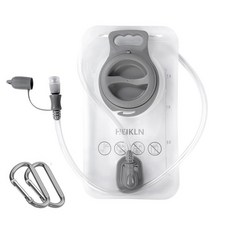 HEIKLN 하이드레이션 블래더 1.5리터 하이킹 백팩용 워터 블래더 누출 방지 백 BPA 프리 군용 물 보관 자전거 캠핑 사냥 러닝용 팩 176154, 1.5L 화이트