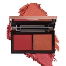 매트 블러쉬 파우더 팔레트-2가지 색상 크루얼티 프리 조립식 페이셜 뺨 블러셔 프레스 라이트 럭셔리 컨투어 팔레트 오래 지속되는 메이크업 여성용 크리스마스 선물-04 LYSd