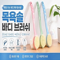 도란몰) 2in1 양면 샤워브러쉬, 1개, 1개입, 색상랜덤