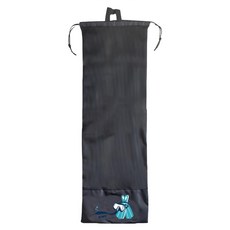 長蛙鞋束口收納袋, 黑色
