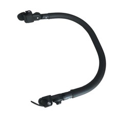 WENYAN 유모차 트롤리 유모차용 유모차 안전 바 난간 유모차 핸들, 38cmx34cm, PU 가죽, 1개