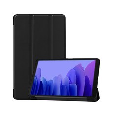 삼성 갤럭시탭A7 10.4 북커버 케이스 SM-T500 T500N T505 T505N 케이스나라, 북커버 케이스(검정), 1