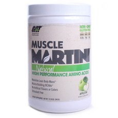 German American Technologies Muscle Martini蘋果馬丁尼胺基酸粉, 1個, 345g