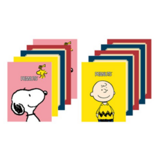 스누피 피너트 무제노트 10권, 랜덤 발송, 5세트