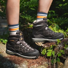 카라반 그랜드킹 GK83 고어텍스 트레킹 등산화 / 차콜그레이 / 경량 고어텍스 트레킹화 남여공용 발편한 등산화 (GK83 GORE-TEX/Charcoal Grey)