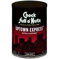 Chock Full o'Nuts 프렌치 바닐라 맛 그라운드 분쇄 커피 289.2g 210292, 업타운 익스프레스