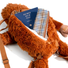 구쯔야 초대형 고숭이 자이언트 오랑우탄인형 대형 애착인형 133cm, 오랑이_백팩, 1개