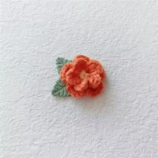 Wool Flower Applique Pin for DIY Clothes Hat Shoes Crafts Sewing Supplies Patches Headwear Hair Clip, 16 2