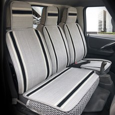 1톤트럭 통풍시트 화물차 좌석 여름용 봉고차 쿨링, 1개, Z1 그레이 표준 버전 - 3인용 좌석