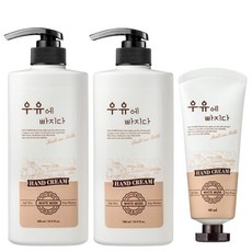 우유에 빠지다 고보습 핸드크림 500ml 2개 + 휴대용 60ml