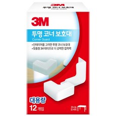 3M 角落邊緣保護套 透明 12入, 4個