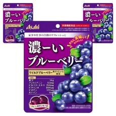 Asahi 朝日 濃鬱藍莓, 3個, 84g