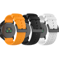 아이디스킨 순토 9 baro9 스파르탄 7 D5 코어 호환 실리콘 스포츠 밴드 스트랩, (머스타드) 실리콘스트랩