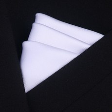 男裝西裝口袋巾方巾男士襯衫手帕巾正裝西服胸巾絲巾胸口巾小白色, 白色光面口袋巾 白色